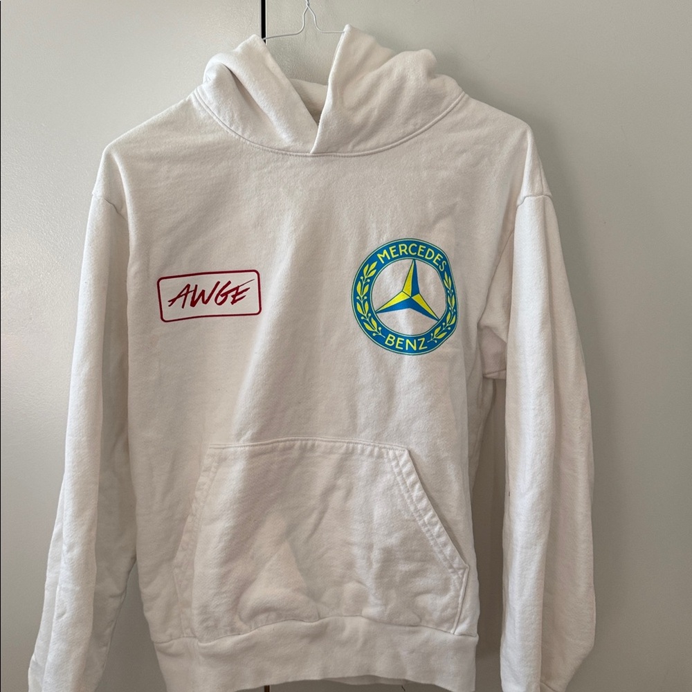 White Mercedes-Benz Hoodie
